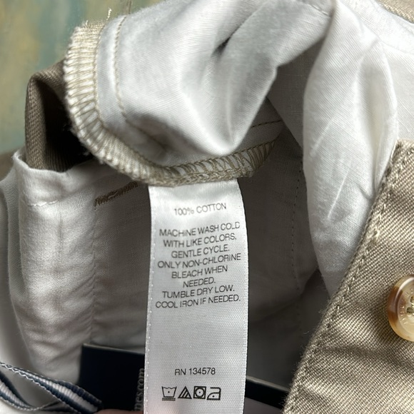 Vineyard vines NWT football khakis size 18 new with tags cotton - Picture 7 of 7